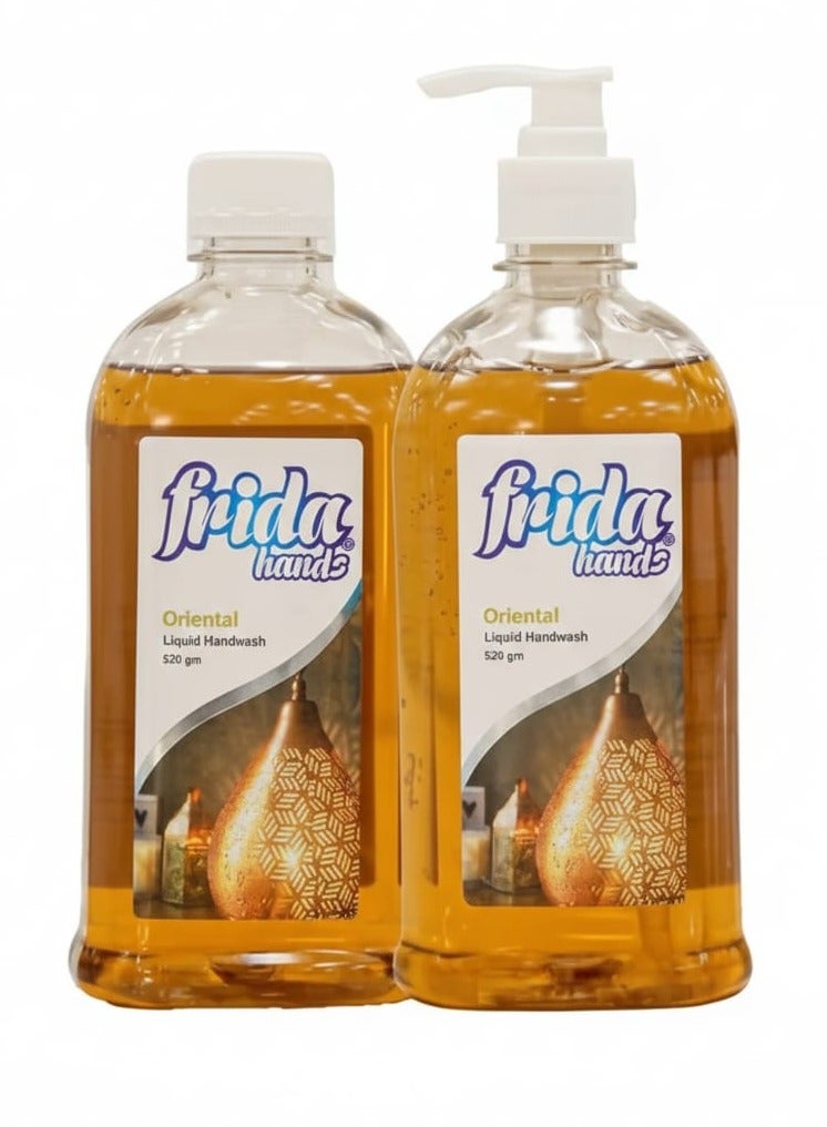 Frida Hands oriental Liquid Hand Wash 2 Pieces 520 ml - Image 1